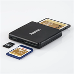 USB 3.0 čítačka viacerých typov kariet, SD/microSD/CF, čierna