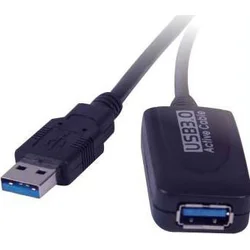 USB 3.0 repeater a prodlužovací kabel A/M-A/F 5m -