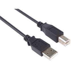 USB-A - USB B 3m (černý)