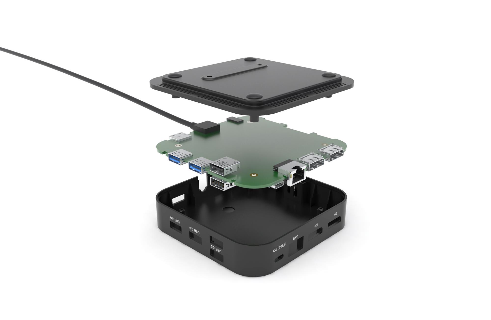 USB-C Dual Display Docking Station with Power Delivery 100 W