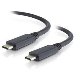 USB-C kabel ( USB 3.2 generation 2x2, 5A, 20Gbit/s ) černý, 0,5m