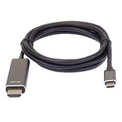 USB-C na HDMI kabel 1,8m rozlišení obrazu 4K*2K@60Hz Aluminium