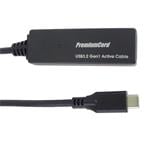 USB-C repeater a prodlužovací kabel Male-Female, 5Gbps 5m