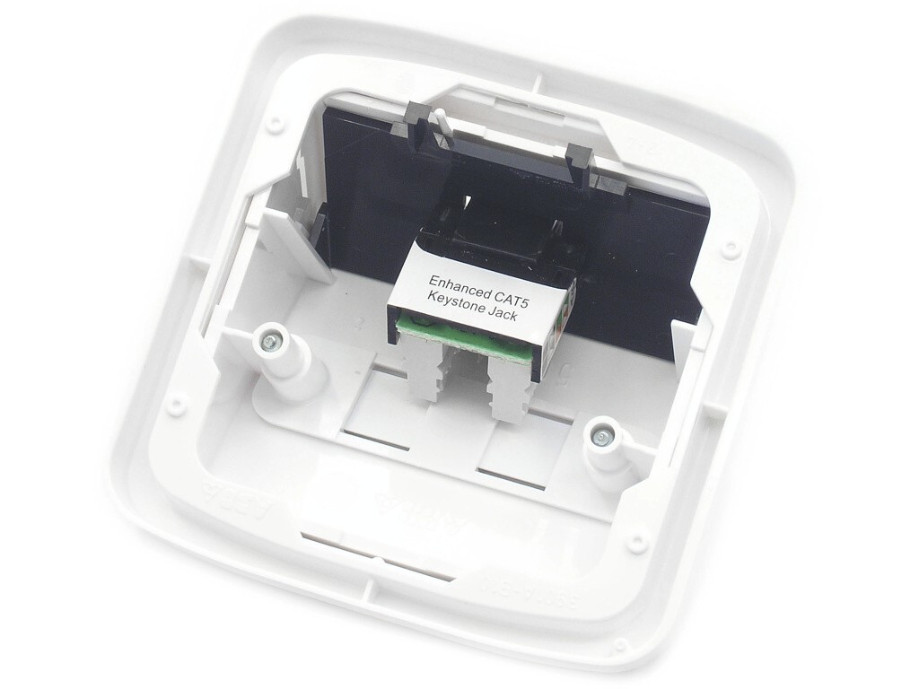 UTP dvojzásuvka ABB TANGO 2xRJ45 cat.6 WH