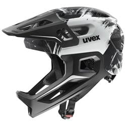 UVEX HELMA REACT JR FULLFACE BLACK - WHITE MATT vel.52-56 cm