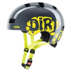 Uvex Kid 3, dirtbike sivá/limetková (55-58)