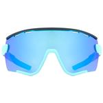 UVEX SPORTSTYLE 236 S SET AQUA BLACK MAT / MIRROR BLUE (KAT. 3) CLEAR (KAT. 0)