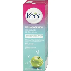 Veet depilační krém na nohy s vůní jablka, 90 ml
