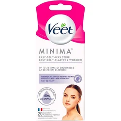 Veet Minima Hypoalergenní voskové pásky na obličej 20ks