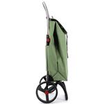 Veľká nákupná taška na kolieskach Rolser I-Max Tweed 2 Logic RSG, zelená