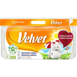 Velvet toaletní papír Sluneční 8 x 150, 3 vrst.