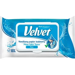 Velvet vlhčený toaletní papír Pure 48 ks
