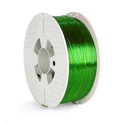 VERBATIM 3D Printer Filament PET-G 1.75mm ,327m, 1000g green transparent 