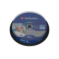 Verbatim Blu-ray BD-R Printable 6x, 25GB, 10 ks (Spindl)