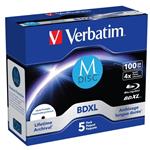 Verbatim Blu-ray BDXL M-Disc 4x, 100 GB, 5 ks