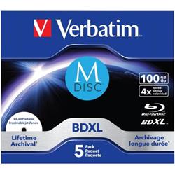 Verbatim Blu-ray BDXL M-Disc 4x, 100 GB, 5 ks