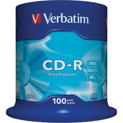 Verbatim CD-R Extra Protection 700MB 48x spindl 100 ks
