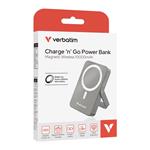 Verbatim Charge 'n' Go, 10 000 mAh sivá