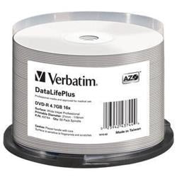Verbatim DVD-R DataLifePlus 16x, 4,7GB, 50 ks (Spindl)