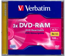Verbatim DVD-RAM 4.7GB, 120min