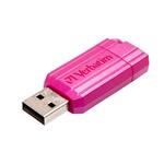 VERBATIM Flash Disk 32GB Hi-Speed Store 'n' Go, Pinstripe, USB 2.0, Hot růžová