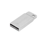 VERBATIM Flash Disk 32GB Metal Executive, USB 2.0, stříbná