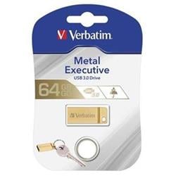 Verbatim Metal Executive, 64GB, zlatý