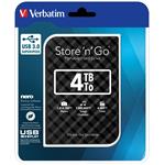 Verbatim Store 'n' Go 4 TB, čierna