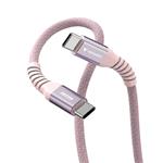 Verbatim USB-C->C magnetický kabel Sync & Charge 60W růžový