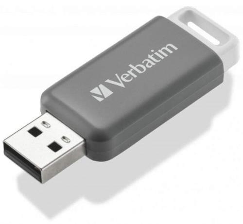 VERBATIM USB Flash Disk 2.0 DataBar 128GB šedý