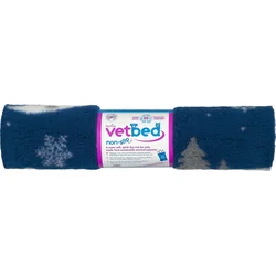 Vetbed protiskluz / Drybed Zimní modrá DELUXE 150 x 100 cm, vlas 30 mm