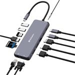 Viacportový rozbočovač USB-C CMH 14 od spoločnosti Verbatim