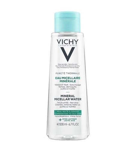 Vichy Pureté Thermale minerální micelární voda pro mastnou a smíšenou pleť 200 ml