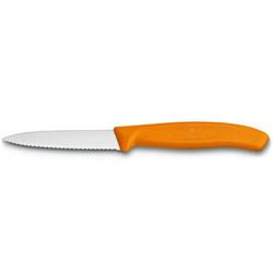 Victorinox Nůž kuchyňský oranžový 8cm vlnka