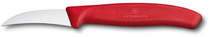 Victorinox Nůž na vykrajování 6 cm zahnutý červený