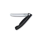 Victorinox Skládací svačinový nůž Swiss Classic, černý, rovné ostří
