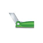 Victorinox Skládací svačinový nůž Swiss Classic, zelený, vlnkované ostří