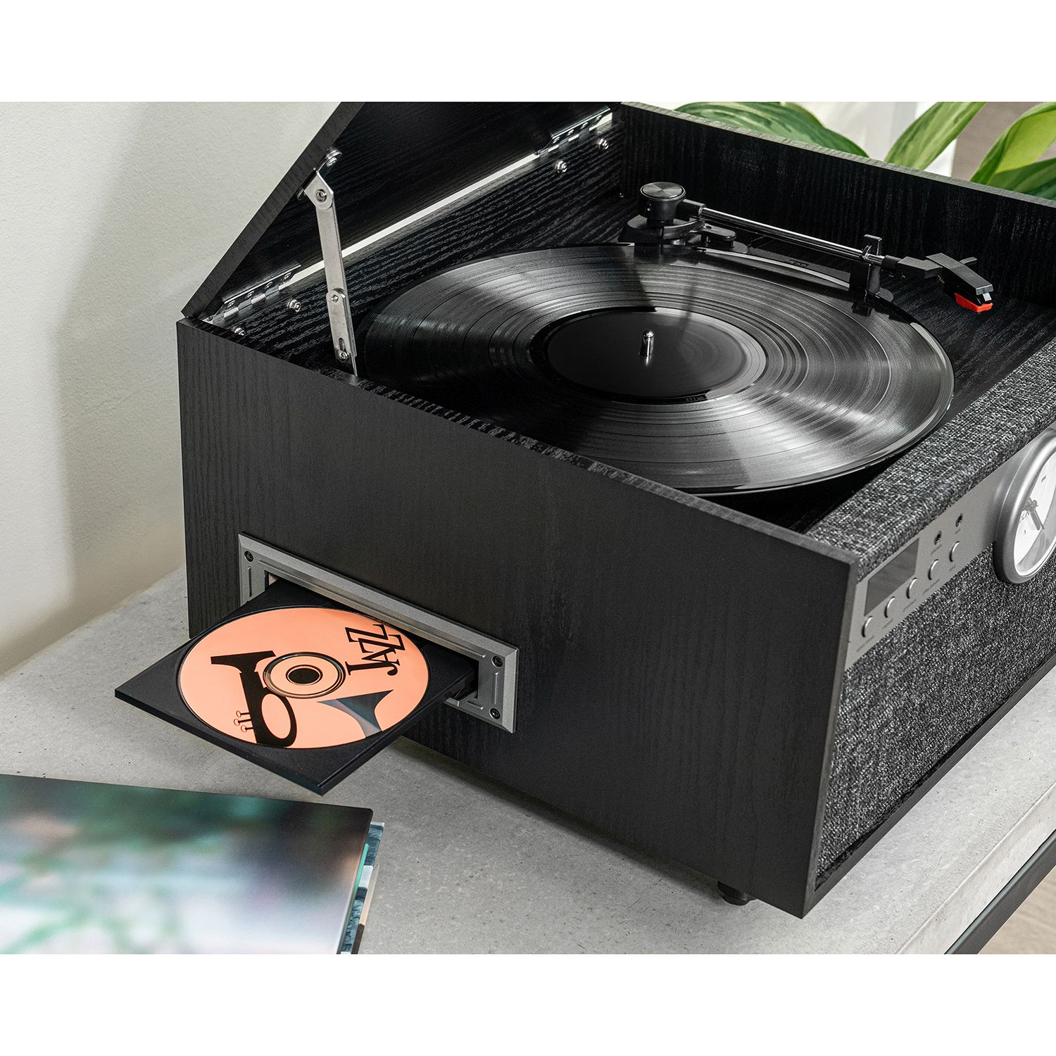 Victrola VTA-830SB-BLK-INT Century Signature 6v1 gramofon černý