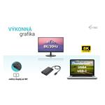 Video adaptér i-tec USB-C Dual 4K/60Hz (single 8K/30Hz) HDMI
