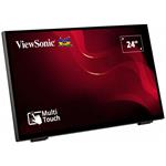 ViewSonic TD2465 / 24"/ dotykový/ VA / 16:9/ 1920x1080/ 7ms/ 250cd/m2/ DP/ HDMI/ VGA/ USB/ Repro
