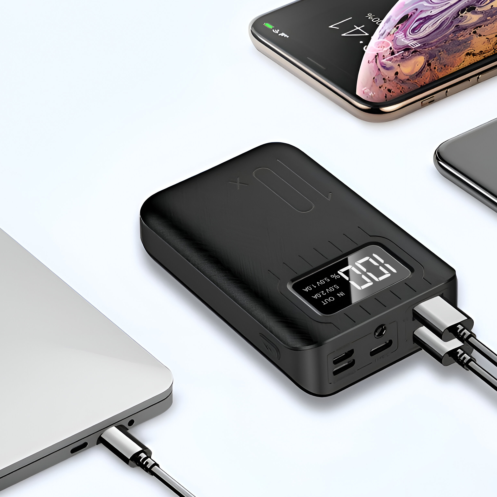 Viking power banka go10, 10000mAh, černá