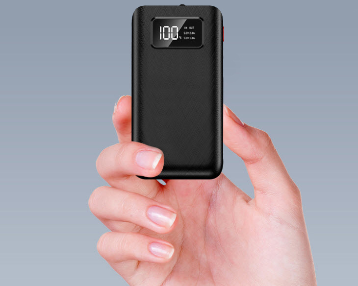 Viking power banka go20, 20000 mAh, černá