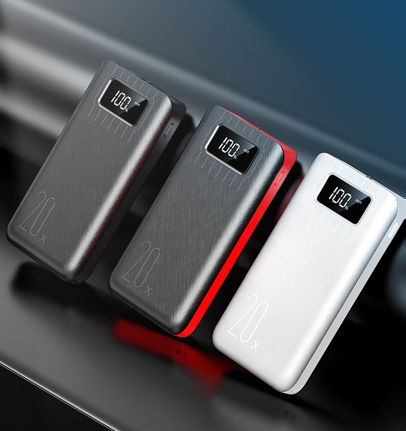 Viking power banka go20, 20000 mAh, černá