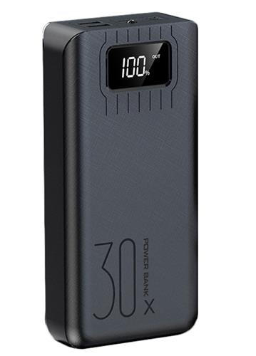 Viking power banka go30, 30000 mAh, černá