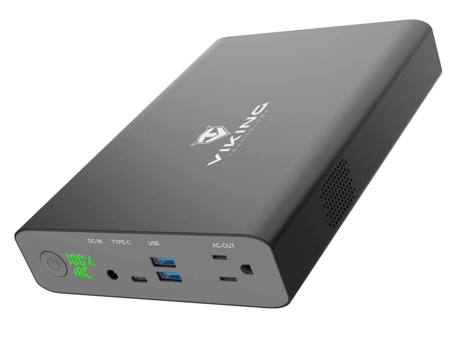 Viking power banka NF130W s výstupem 220 V, 64000 mAh, černá