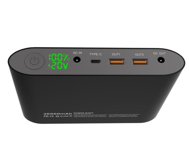 Viking Smartech Quick Charge 3.0 20000mAh čierna