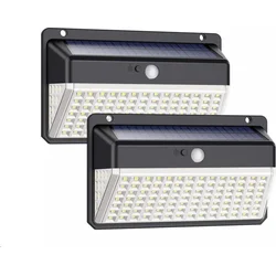 Viking venkovní solární LED světlo D118 s pohybovým senzorem, sada 2 ks