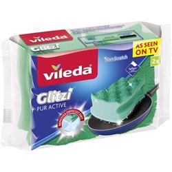 Vileda 116514 Pěnová houbička Glitzi PUR active 2 ks