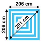 Vileda 168252 Venkovní sušák na prádlo Sun Lift 50