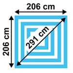 Vileda 168252 Vonkajší sušič bielizne Sun Lift 50